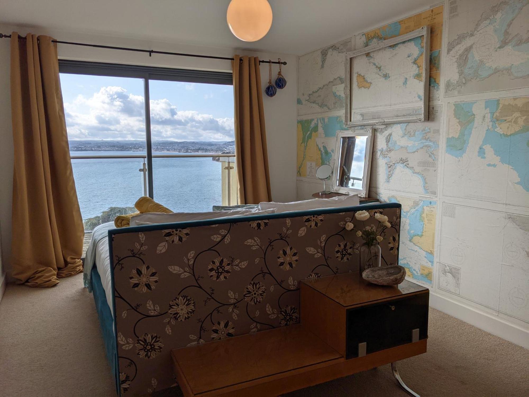 Panoramic Sea Views, Sleeps 4, Torquay Leilighet Eksteriør bilde
